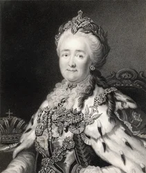 Katharina II. (1729-96) von Russland, aus 